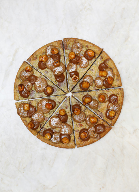 Cookie-Pizza Noisette