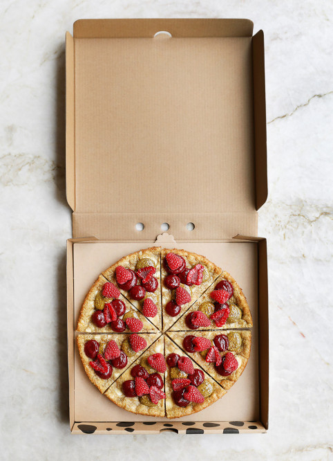 Cookie-Pizza Framboise Pistache
