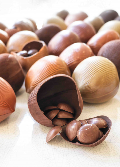 Milk chocolate Hazelnut egg to share