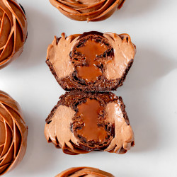 Chocolate Paris Brest Flower