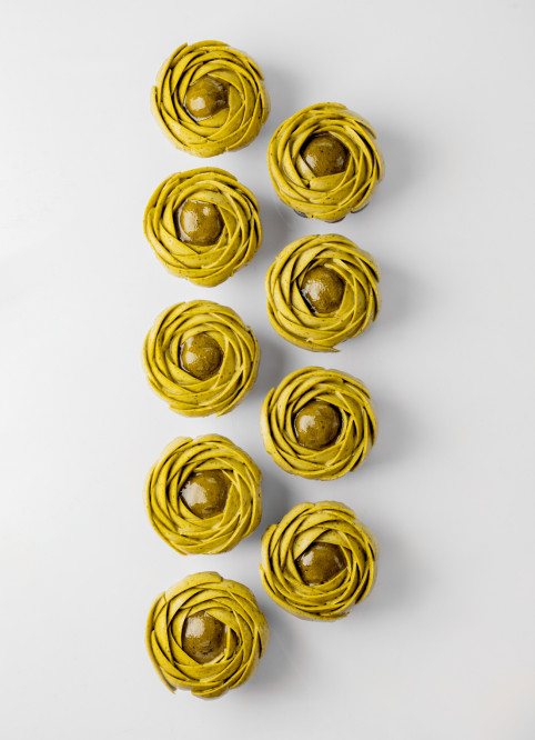 Pistachio Paris-Brest Flower