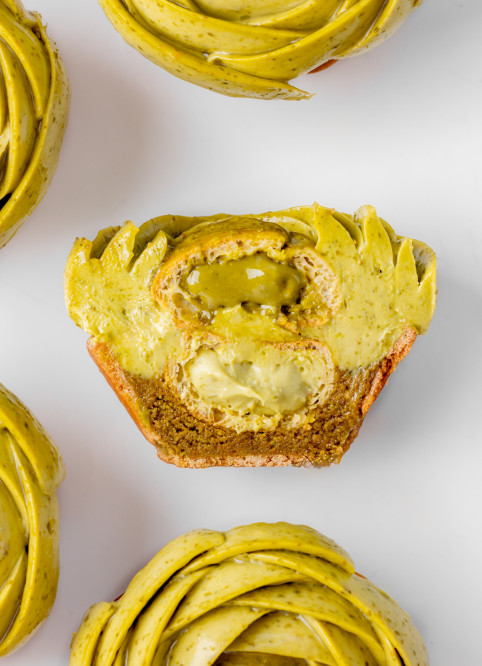 Pistachio Paris-Brest Flower