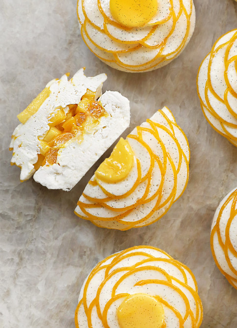 Mango Pavlova Flower