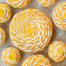 Mango Pavlova Flower
