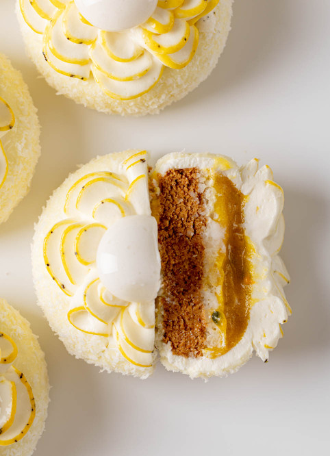 Coconut Passion Fruit Flower