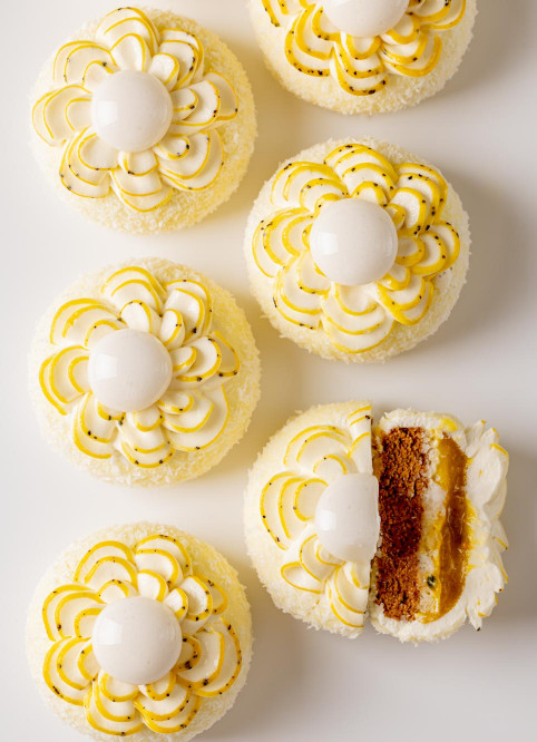 Coconut Passion Fruit Flower