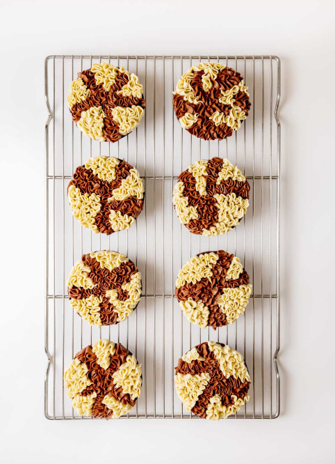 Chocolate Vanilla Marble Cake