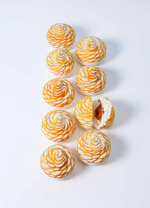 Mango Pavlova Flower