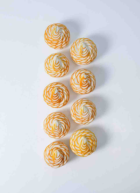 Mango Pavlova Flower
