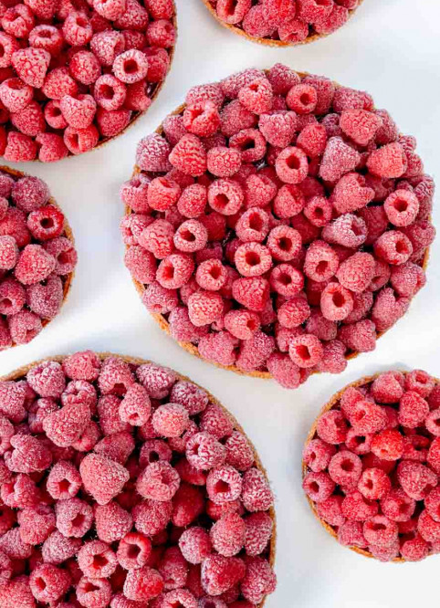Diamond Raspberry Tart