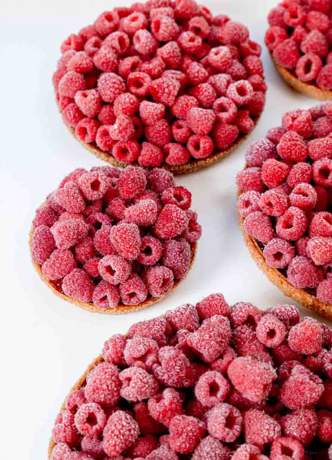 Diamond Raspberry Tart