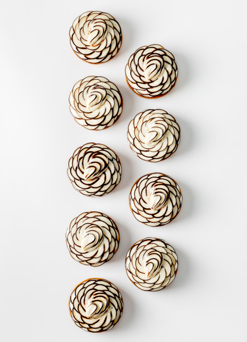 Chocolate Vanilla Flower