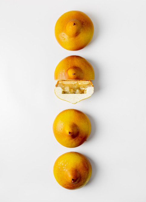 Sculpted Pear Tart