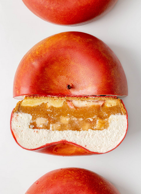 Sculpted Red Apple Tart