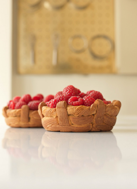 Raspberry Tart Basket