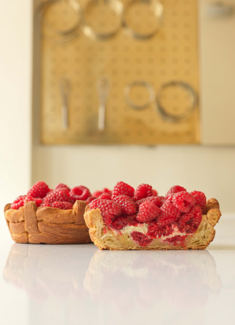 Raspberry Tart Basket