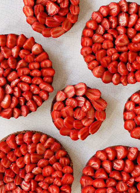 Strawberry Diamond Tart