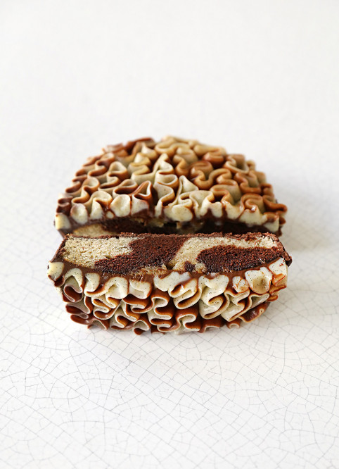 Cake Marbré Chocolat Vanille