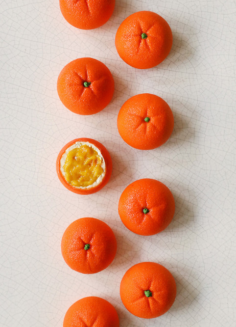 Carved Mandarin Orange