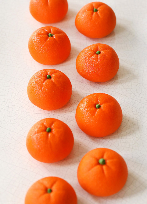 Carved Mandarin Orange