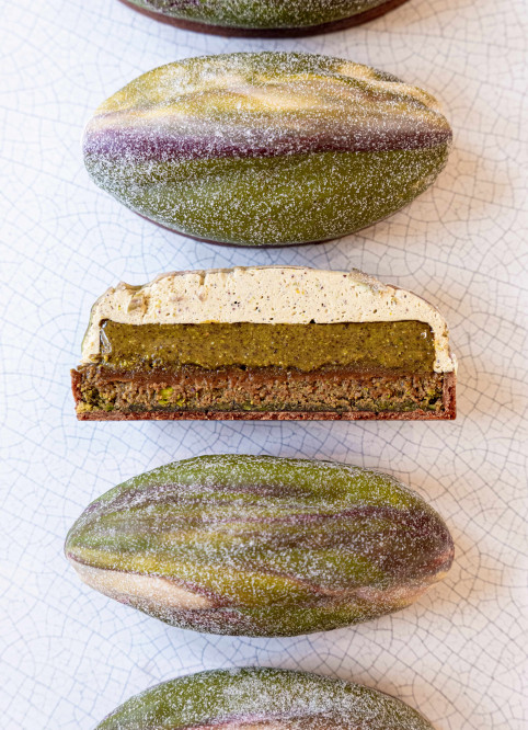 Sculpted Pistachio Tart