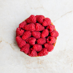 Raspberry Diamond Tart