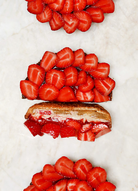 Strawberry Diamond Tart