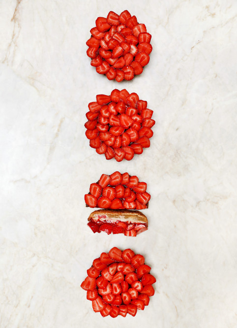 Strawberry Diamond Tart