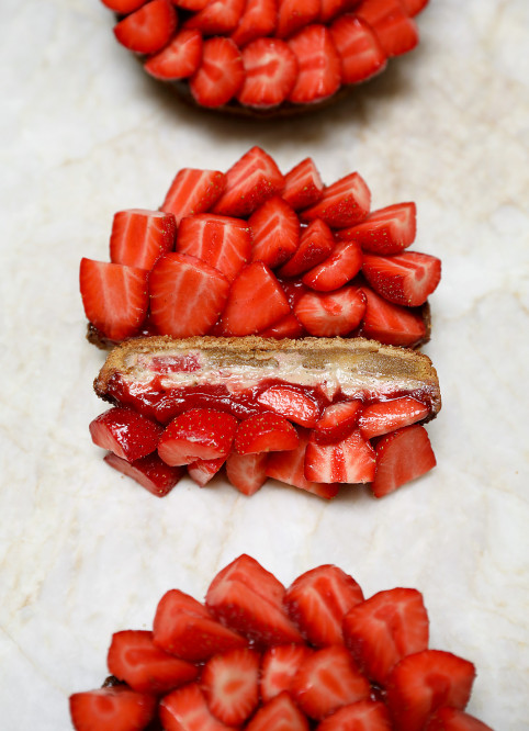 Strawberry Diamond Tart