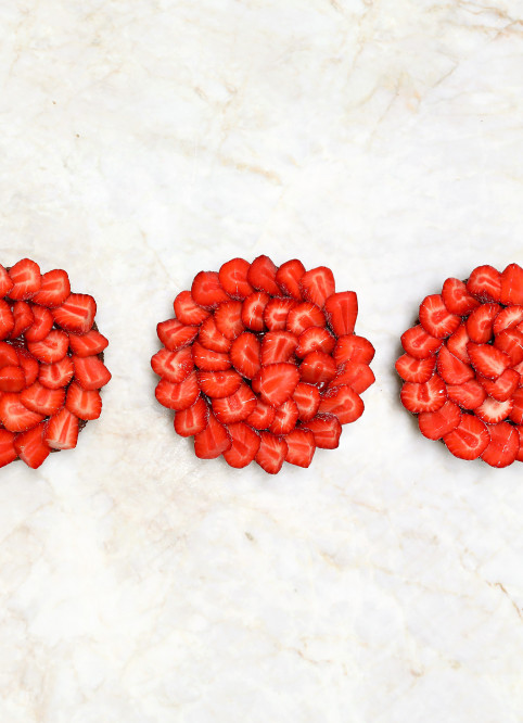 Strawberry Diamond Tart