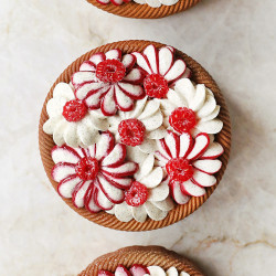 Panier de Fleur Framboise