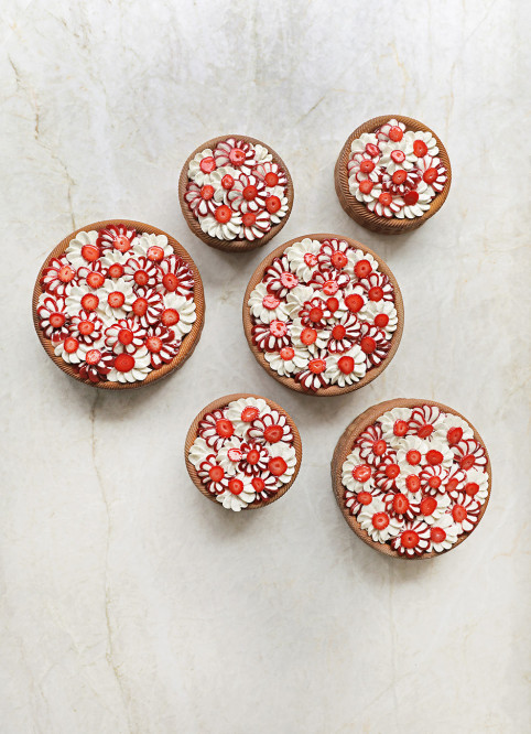 Panier de Fleur Fraise