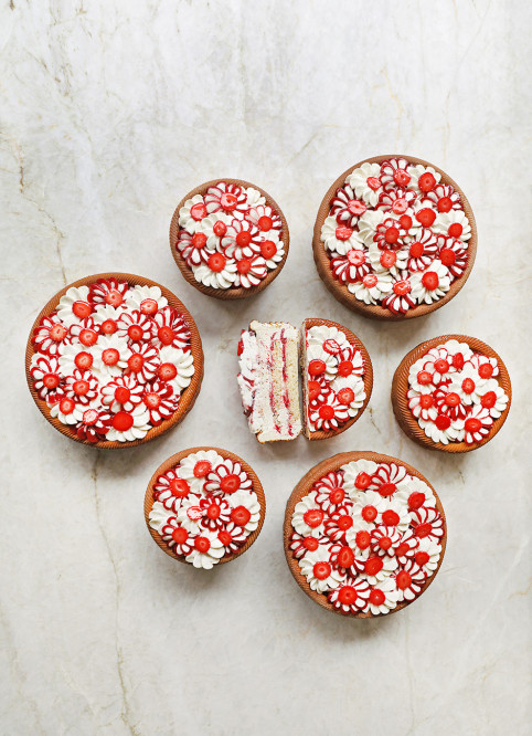Panier de Fleur Fraise