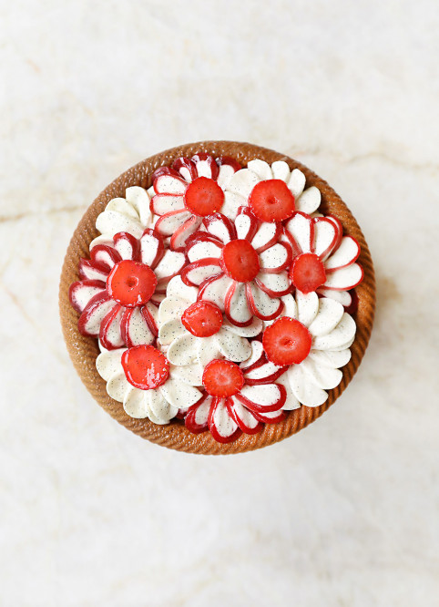 Panier de Fleur Fraise