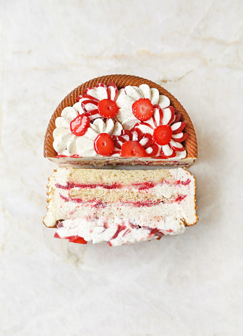 Panier de Fleur Fraise