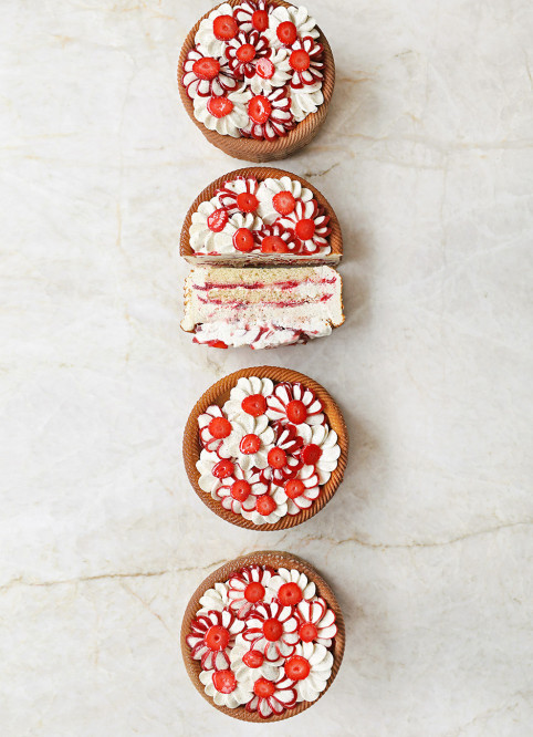 Panier de Fleur Fraise