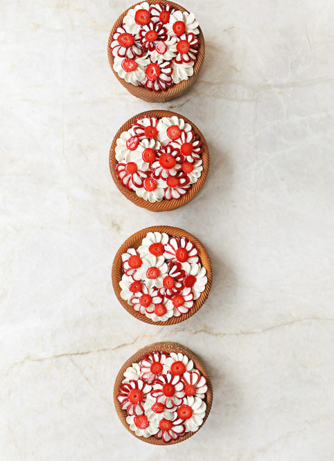 Panier de Fleur Fraise