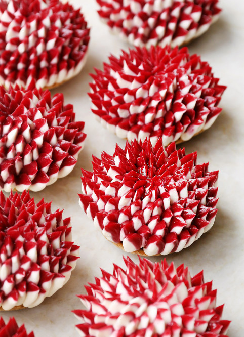 Raspberry Cheesecake flower