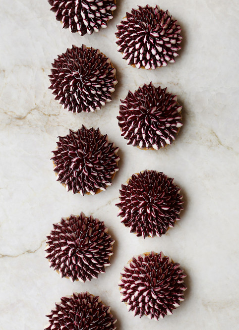 Blackberry Flower Cake
