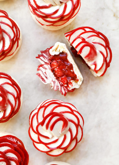 Strawberry Pavlova Flower