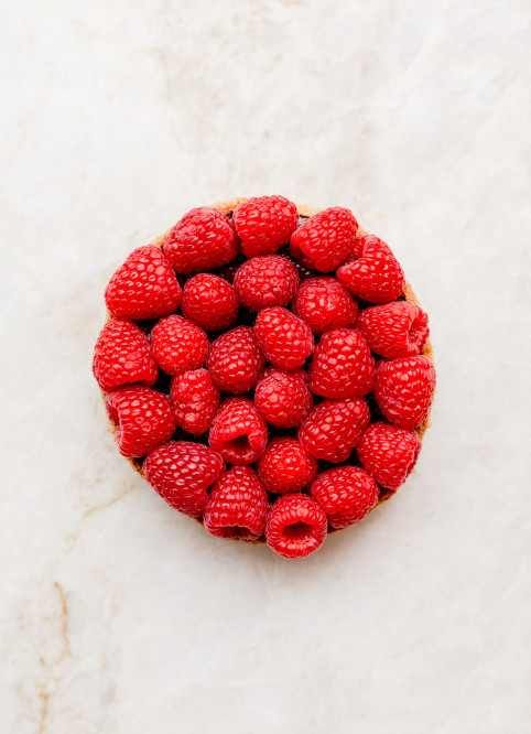 Raspberry Diamond Tart