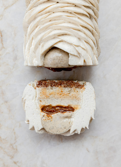 Bûche Fleur Vanille