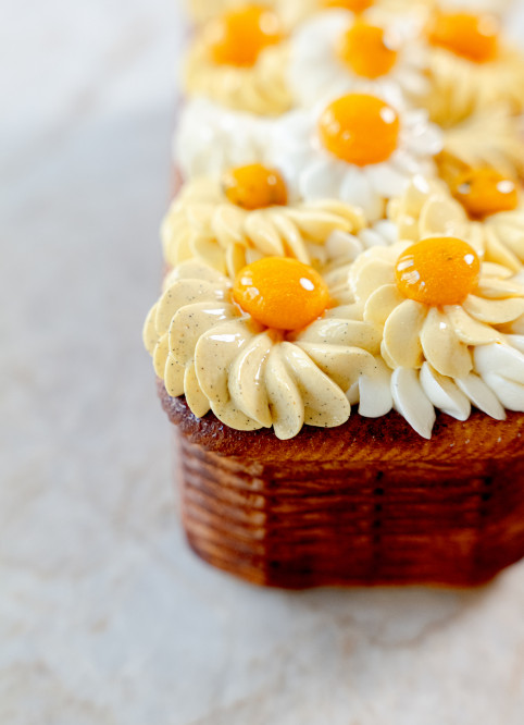 Bûche Panier de Fleurs