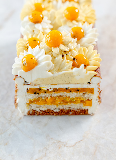 Bûche Panier de Fleurs