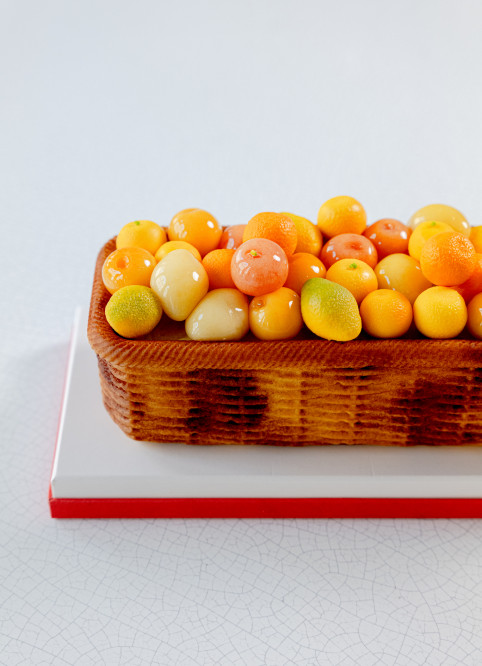 Bûche Panier d'Agrumes