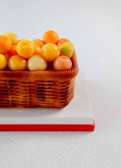 Bûche Panier d'Agrumes