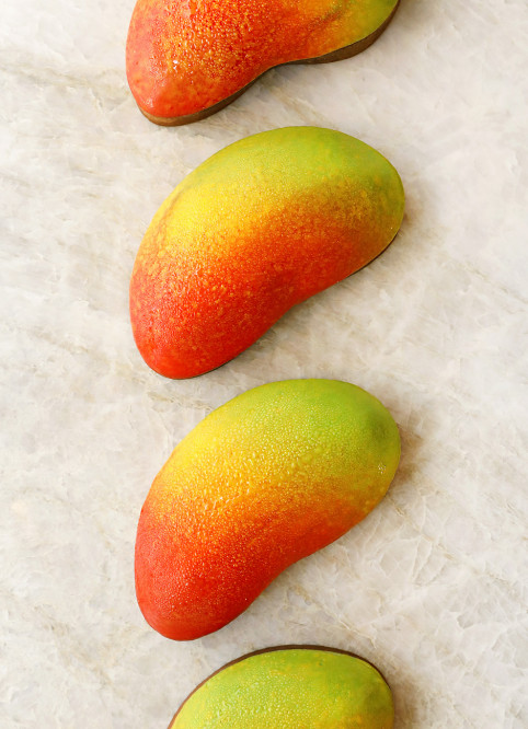 Sculpted Mango Tart