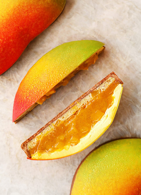 Sculpted Mango Tart
