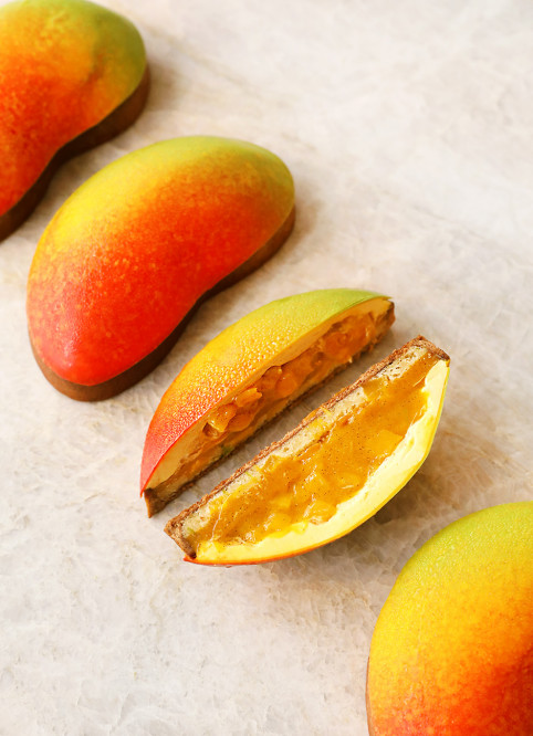 Sculpted Mango Tart
