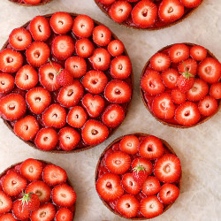 Strawberry Diamond Tart